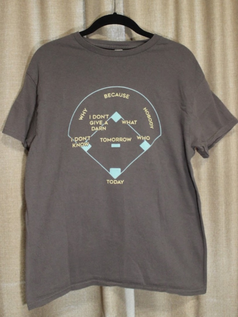 Abbott and Costello Who's on First Ironic Tee